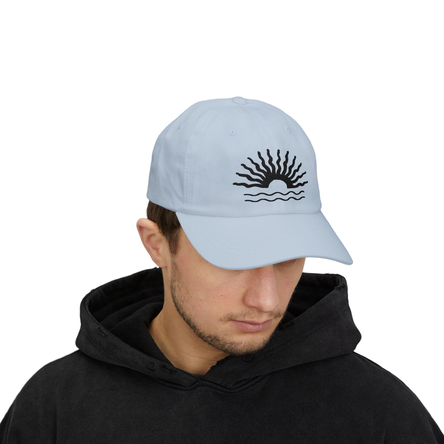 Sunrise Waves Classic Dad Cap | Casual Sun Hat, Beach Wear, Gift for Dad, Summer Accessories, Outdoor Style