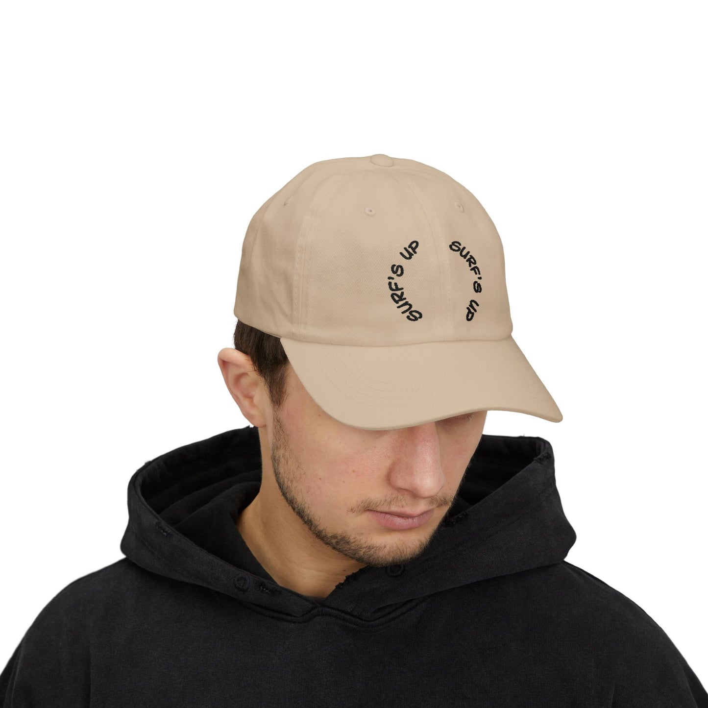 Surf's Up Classic Dad Cap, Casual Hat for Beach Lovers, Unisex Summer Accessory, Gift for Dads, Cool Headwear