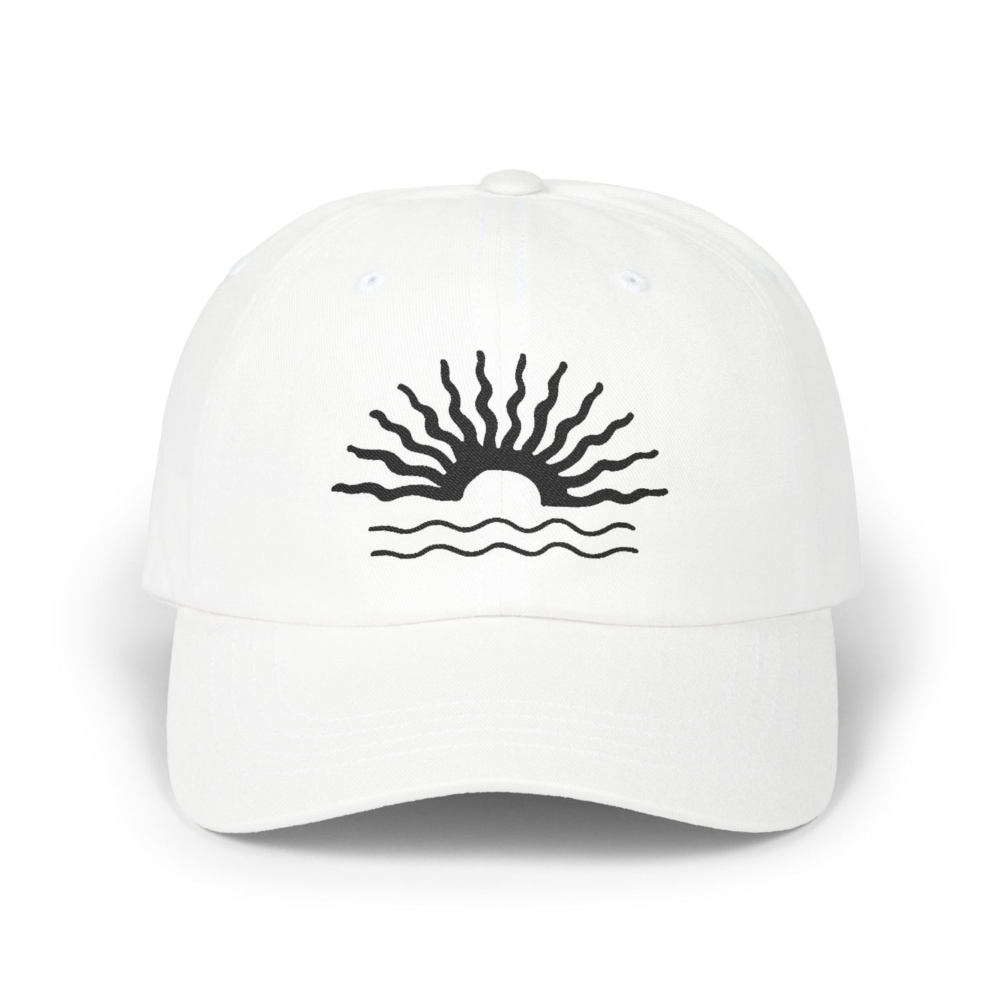 Sunrise Waves Classic Dad Cap | Casual Sun Hat, Beach Wear, Gift for Dad, Summer Accessories, Outdoor Style