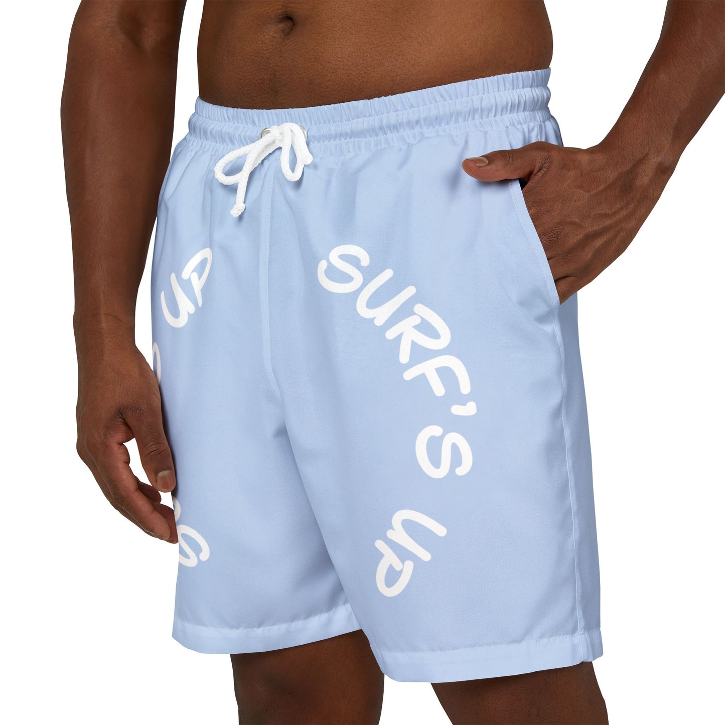 Surf's Up Unisex Swim Shorts, Beachwear, Summer Fashion, Pool Party Attire, Vacation Essentials, Water Sports Gear