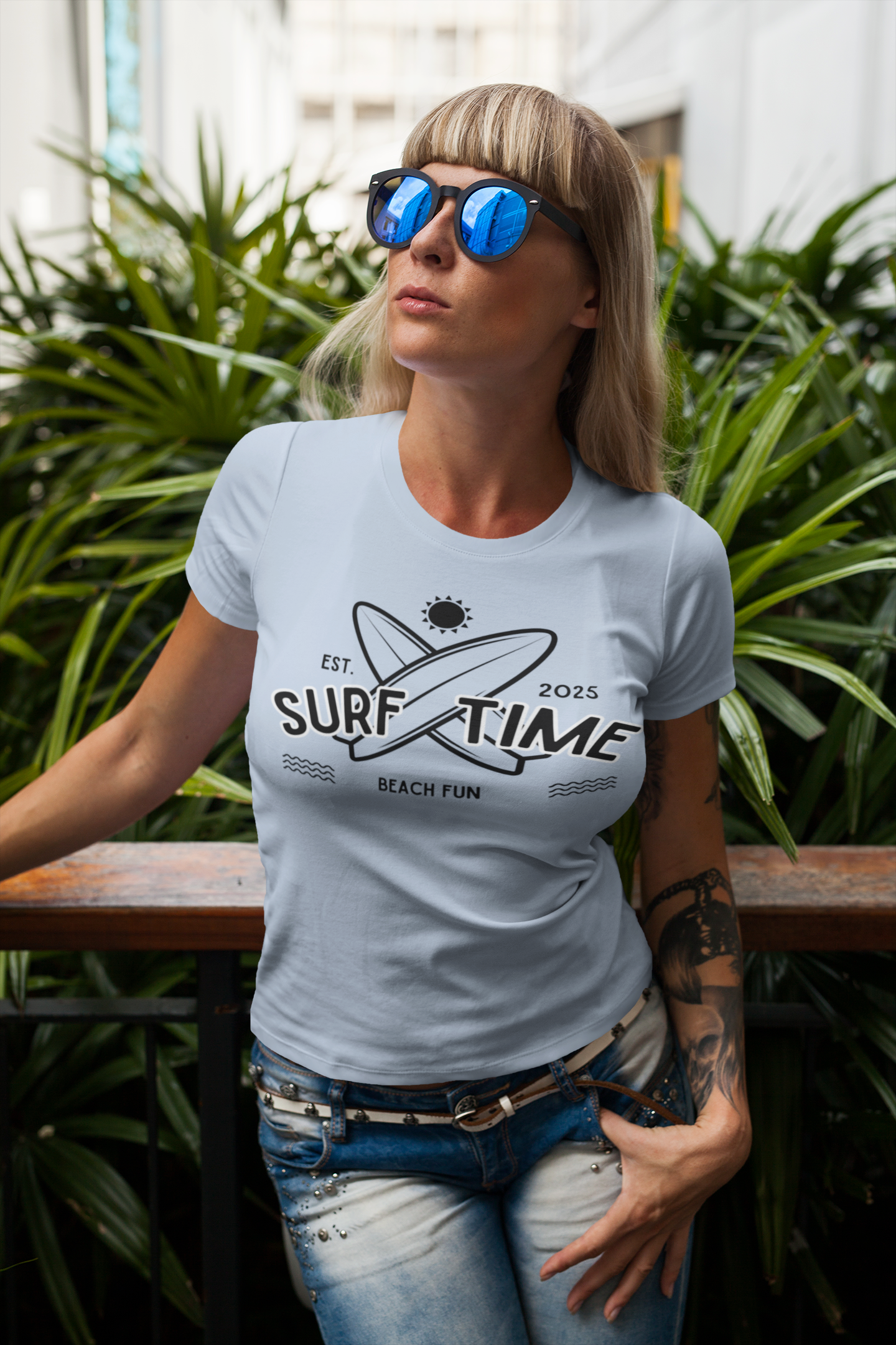 Surf Time Unisex Tee - Perfect for Beach Days, Summer Vacations, Surfing, Gifts for Beach Lovers, Casual Outings