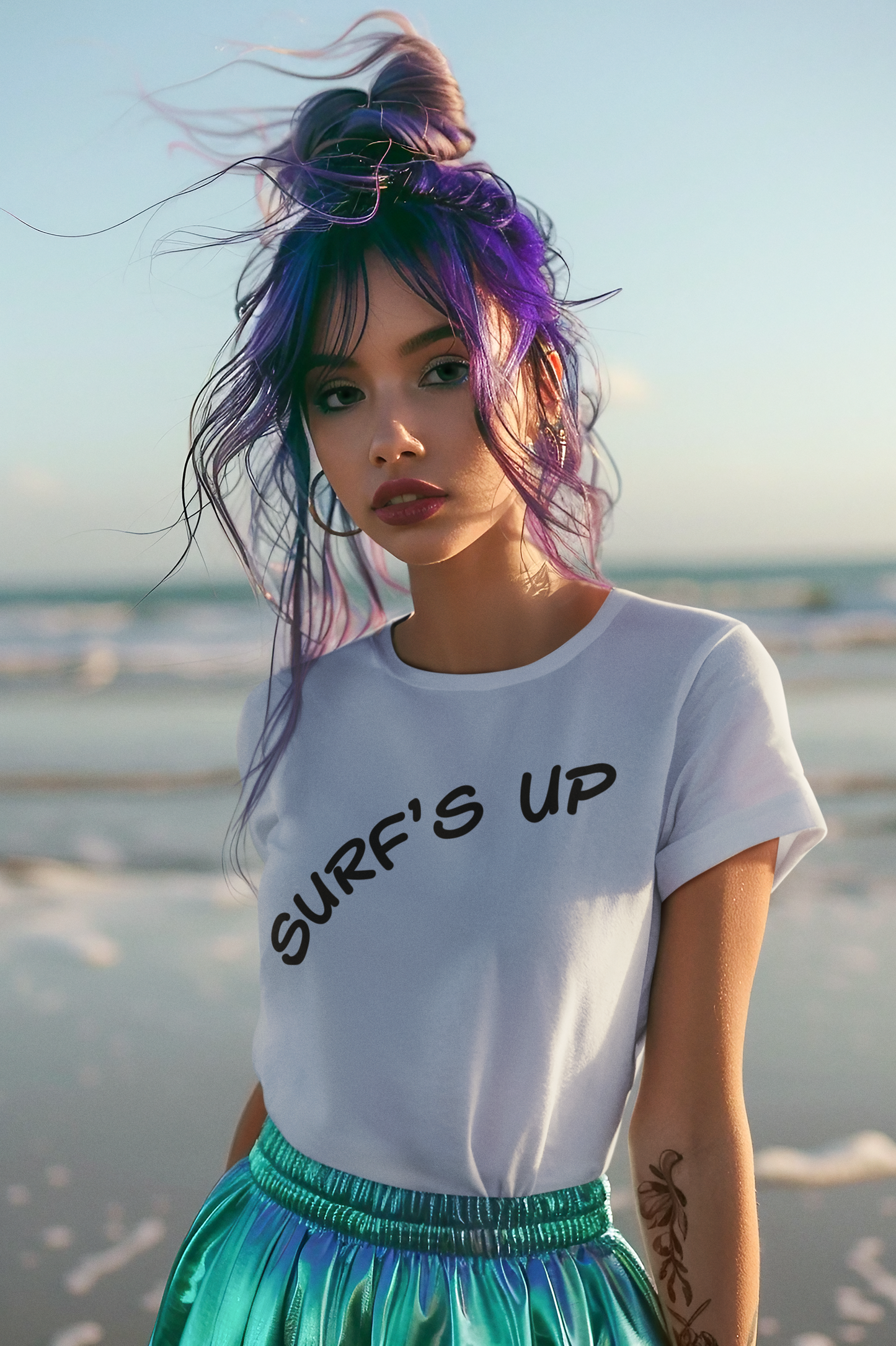Surfboard Summer T-Shirt, Beach Holiday Unisex Tee, Sun Sand Vibes Shirt, Sea Graphic Top