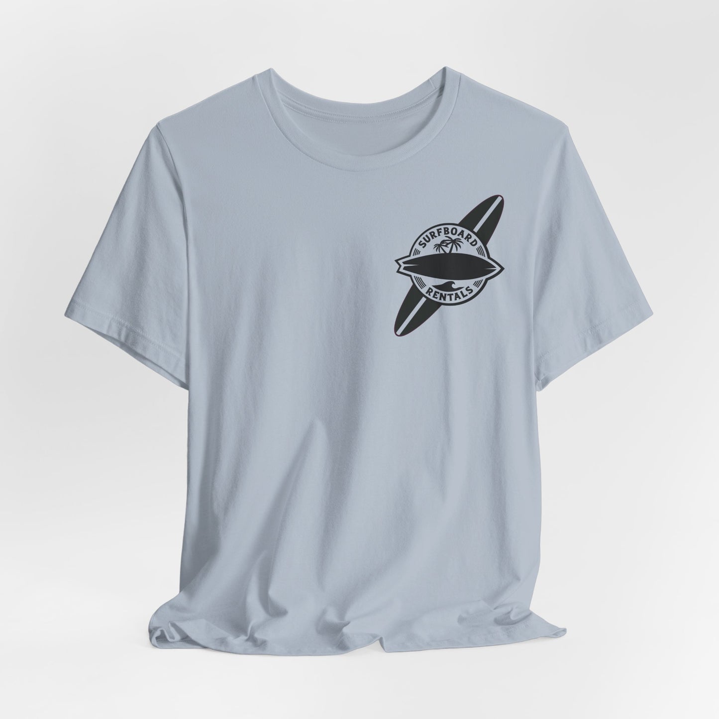 Beach Vibes T-Shirt, Summer Surfboard Tee, Holiday Sea Sun Sand Unisex Jersey