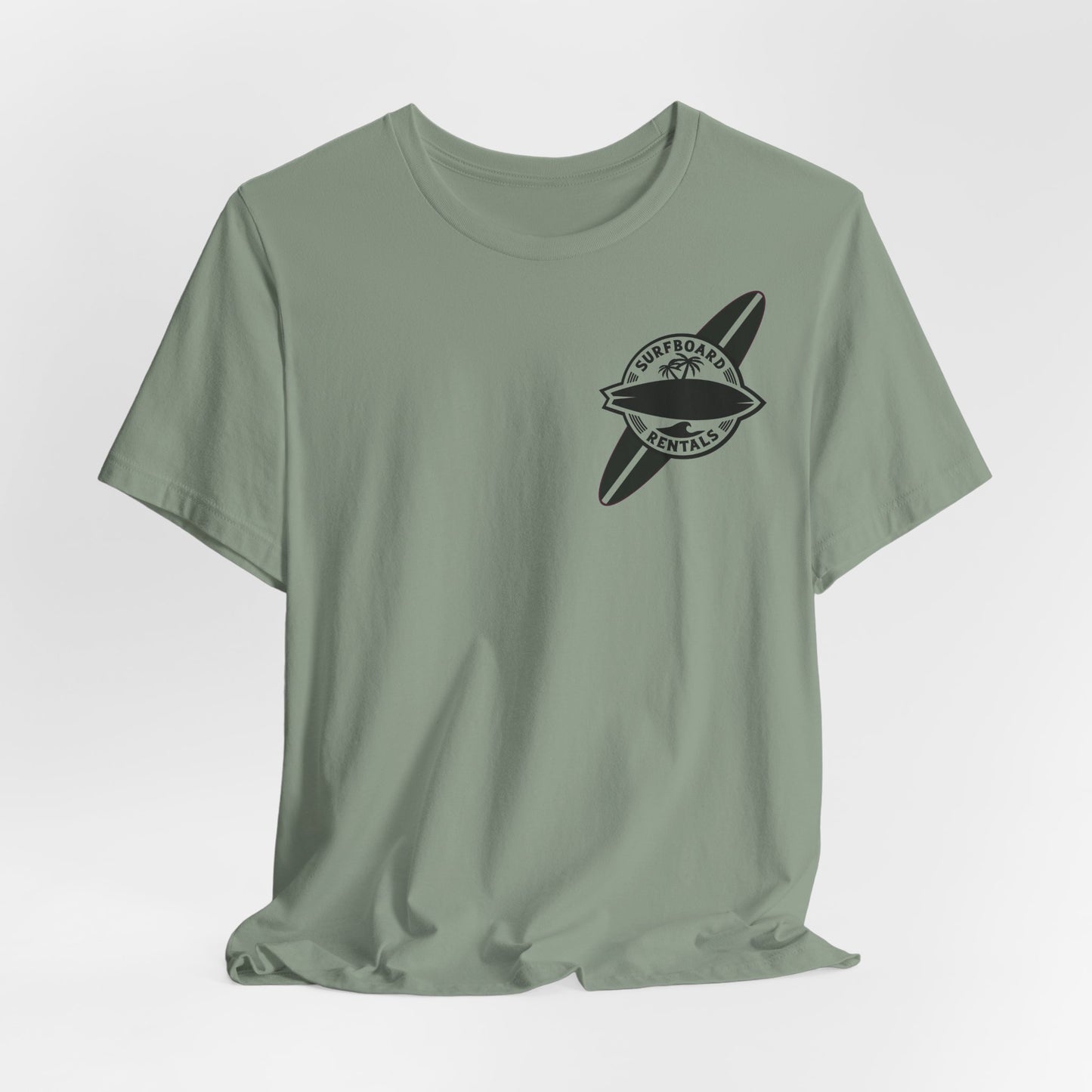 Beach Vibes T-Shirt, Summer Tee, Unisex Jersey Shirt, Holiday Top, Surfboard Theme Shirt, Sun and Sand Apparel