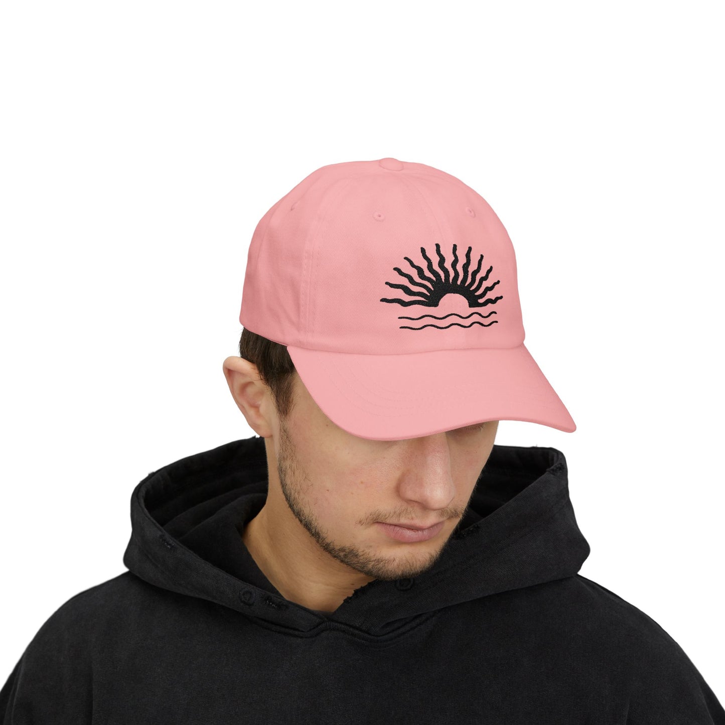 Sunrise Waves Classic Dad Cap | Casual Sun Hat, Beach Wear, Gift for Dad, Summer Accessories, Outdoor Style