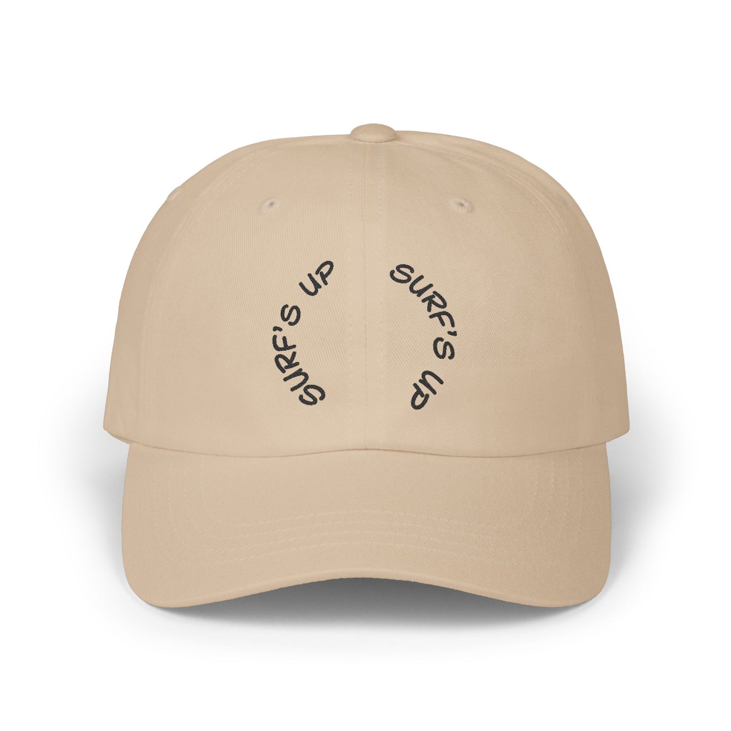 Surf's Up Classic Dad Cap, Casual Hat for Beach Lovers, Unisex Summer Accessory, Gift for Dads, Cool Headwear
