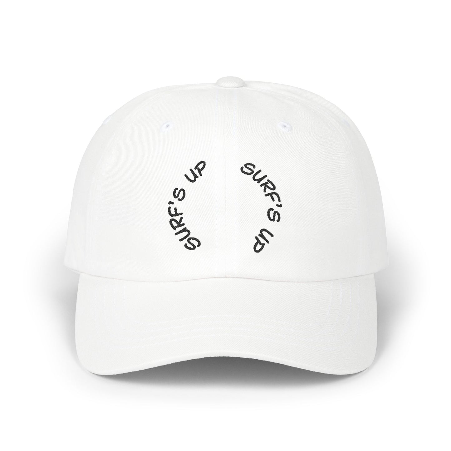 Surf's Up Classic Dad Cap, Casual Hat for Beach Lovers, Unisex Summer Accessory, Gift for Dads, Cool Headwear