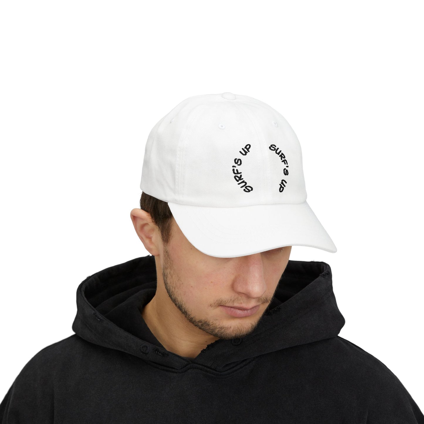 Surf's Up Classic Dad Cap, Casual Hat for Beach Lovers, Unisex Summer Accessory, Gift for Dads, Cool Headwear