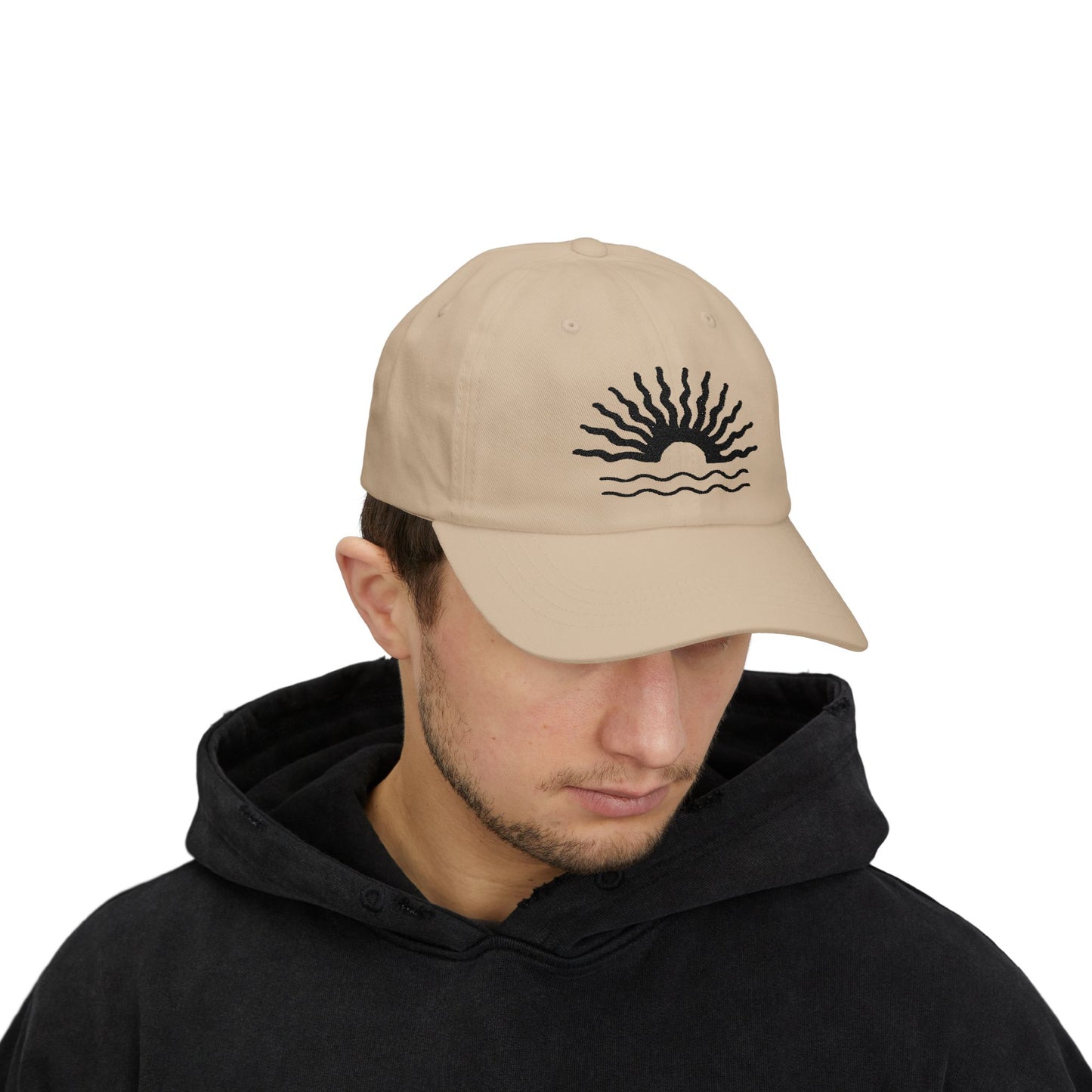 Sunrise Waves Classic Dad Cap | Casual Sun Hat, Beach Wear, Gift for Dad, Summer Accessories, Outdoor Style