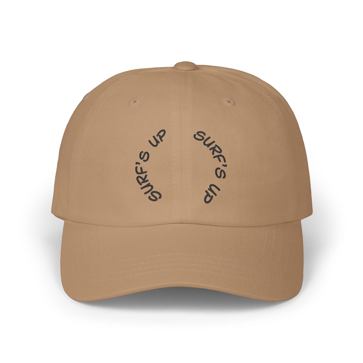 Surf's Up Classic Dad Cap, Casual Hat for Beach Lovers, Unisex Summer Accessory, Gift for Dads, Cool Headwear