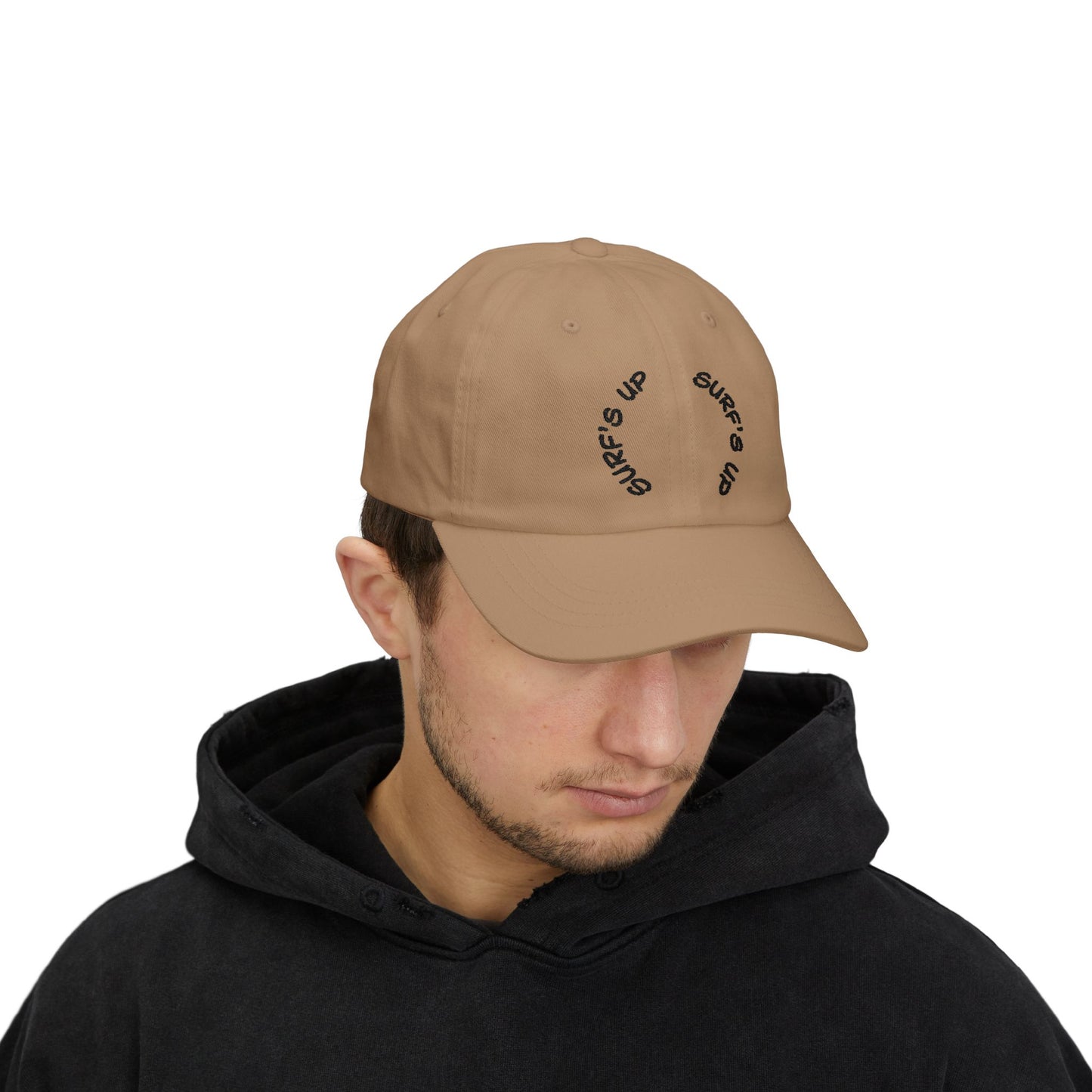 Surf's Up Classic Dad Cap, Casual Hat for Beach Lovers, Unisex Summer Accessory, Gift for Dads, Cool Headwear