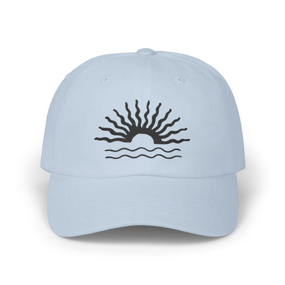 Sunrise Waves Classic Dad Cap | Casual Sun Hat, Beach Wear, Gift for Dad, Summer Accessories, Outdoor Style