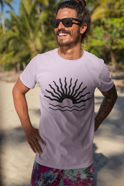 Sunshine T-Shirt, Beach Vibes Tee, Summer Sand Sea Shirt, Holiday Tropical Top, Unisex Jersey Short Sleeve Tee