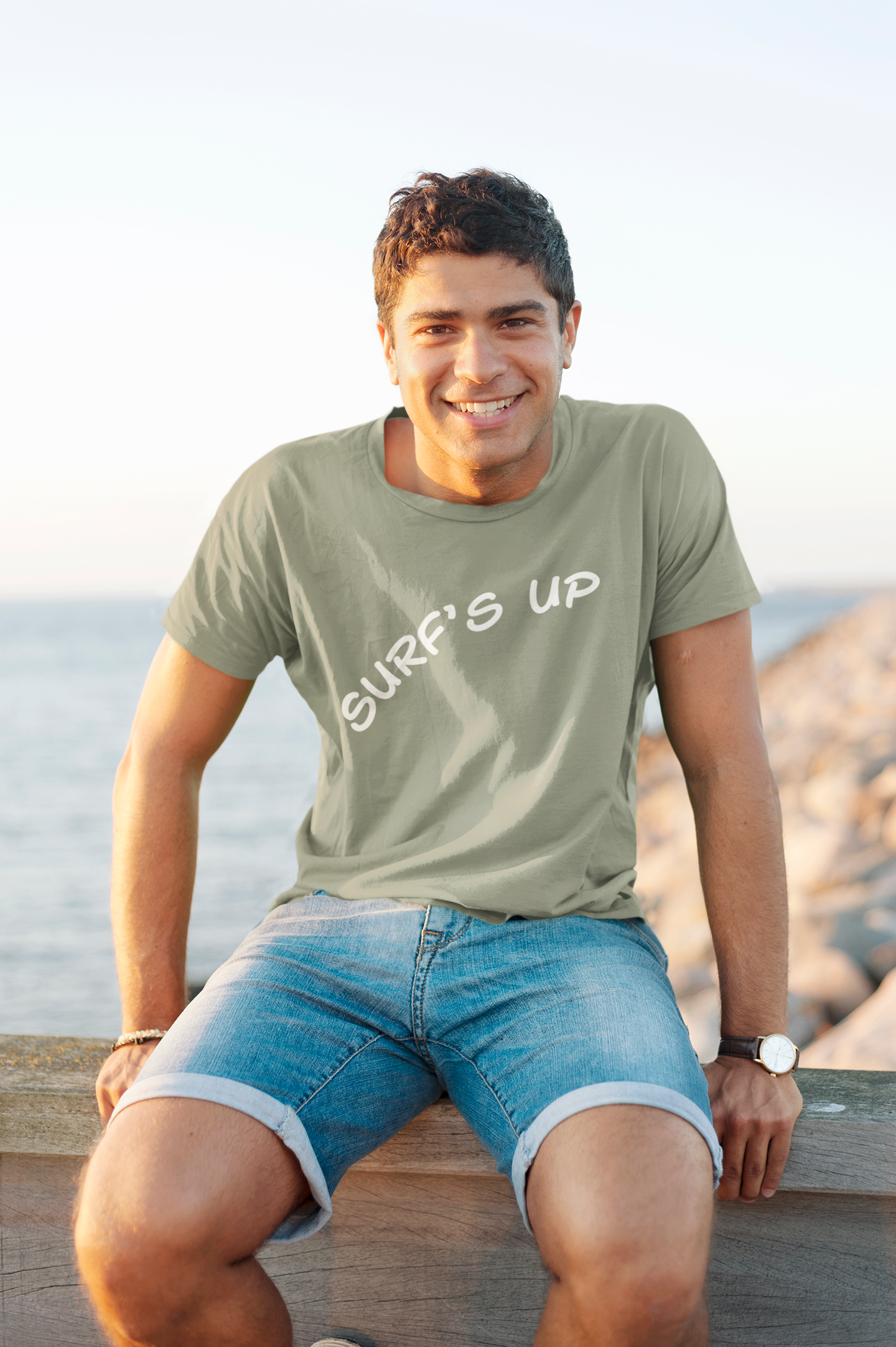 Beach Vibes T-Shirt, Summer Surfboard Tee, Holiday Sea Sun Sand Shirt, Unisex Jersey