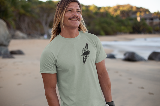 Beach Vibes T-Shirt, Summer Tee, Unisex Jersey Shirt, Holiday Top, Surfboard Theme Shirt, Sun and Sand Apparel