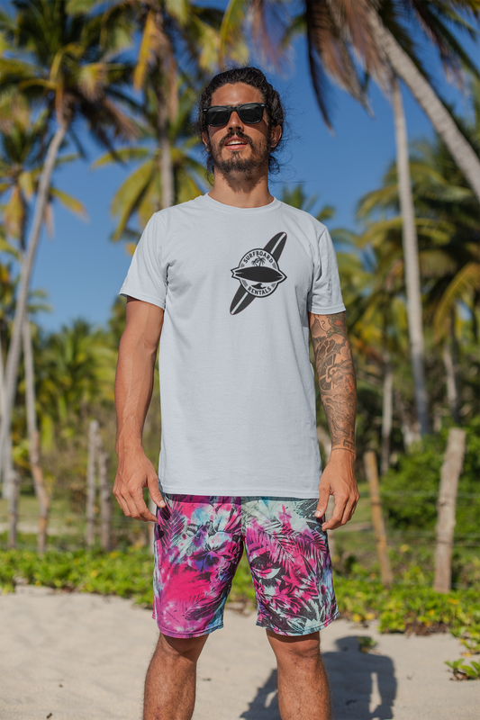 Beach Vibes T-Shirt, Summer Surfboard Tee, Holiday Sea Sun Sand Unisex Jersey