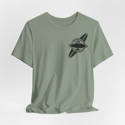 Beach Vibes T-Shirt, Summer Tee, Unisex Jersey Shirt, Holiday Top, Surfboard Theme Shirt, Sun and Sand Apparel