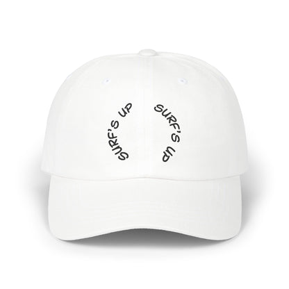 Surf's Up Classic Dad Cap, Casual Hat for Beach Lovers, Unisex Summer Accessory, Gift for Dads, Cool Headwear