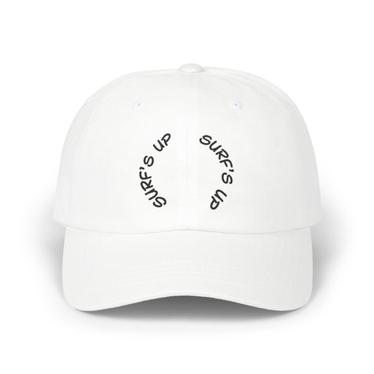 Surf's Up Classic Dad Cap, Casual Hat for Beach Lovers, Unisex Summer Accessory, Gift for Dads, Cool Headwear
