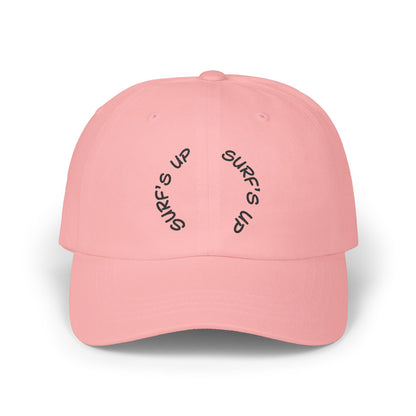 Surf's Up Classic Dad Cap, Casual Hat for Beach Lovers, Unisex Summer Accessory, Gift for Dads, Cool Headwear