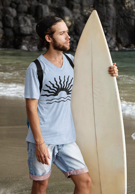 Sunshine T-Shirt, Beach Vibes Tee, Summer Sand Sea Shirt, Holiday Tropical Top, Unisex Jersey Short Sleeve Tee